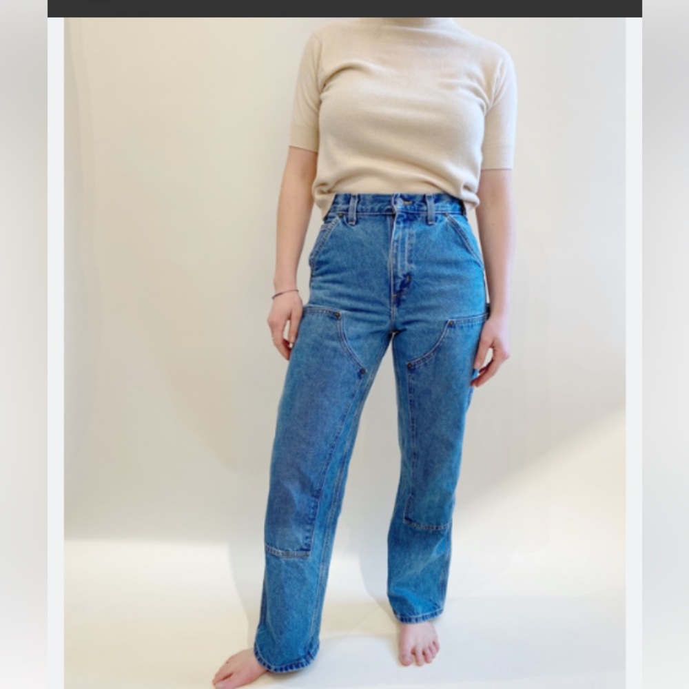 Vintage Carhartt denim from the 90s. Similar to Jesse Kamm Handy pants denim.